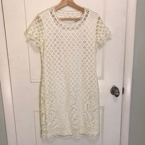 Isaac Mizrahi Live White Lace Dress XXS